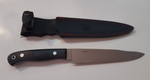 CUCHILLO CRIOLLO-18 MICARTA NEGRA